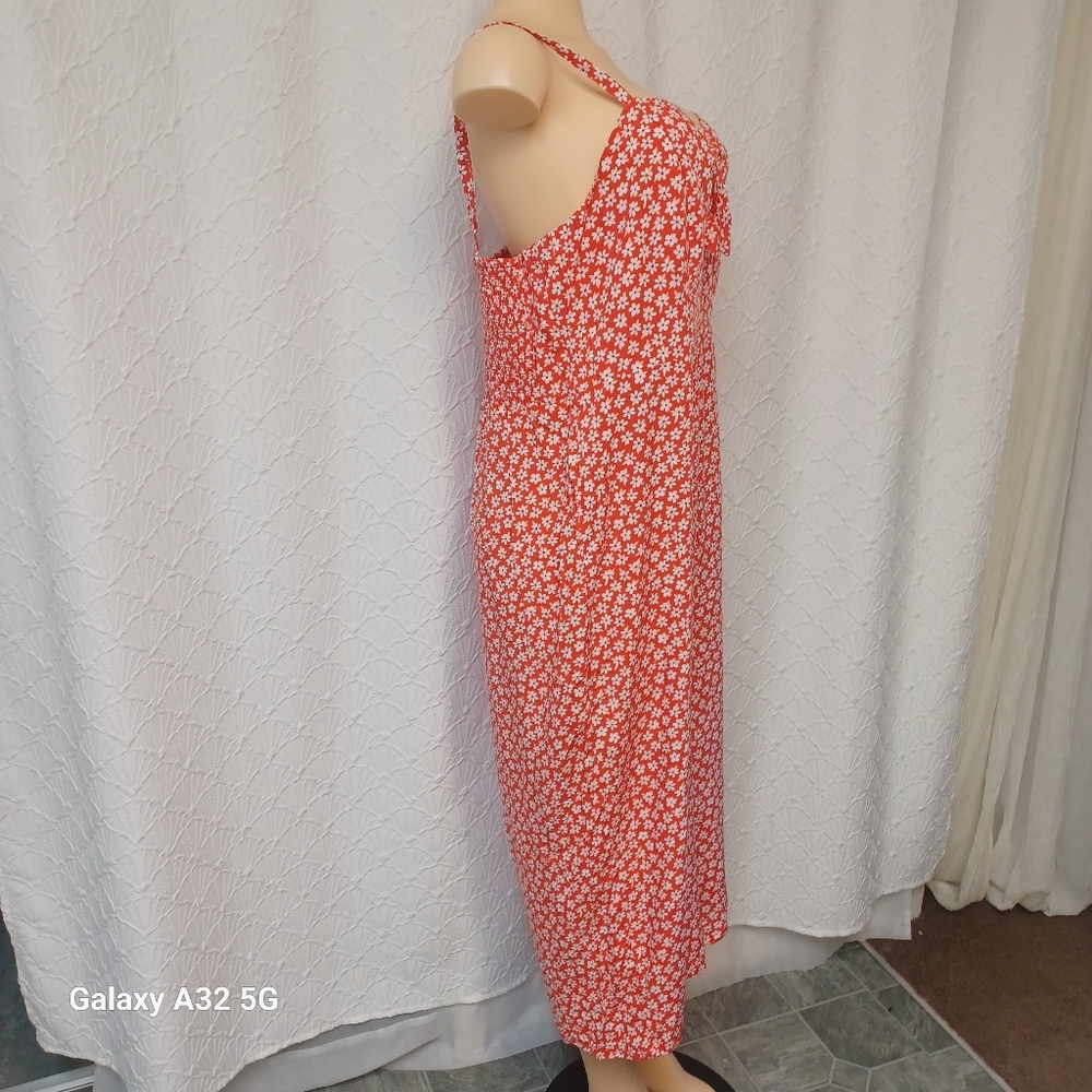 Old Navy  Red Patterned Women's Jumpsuit Size XL - Picture 8 of 16